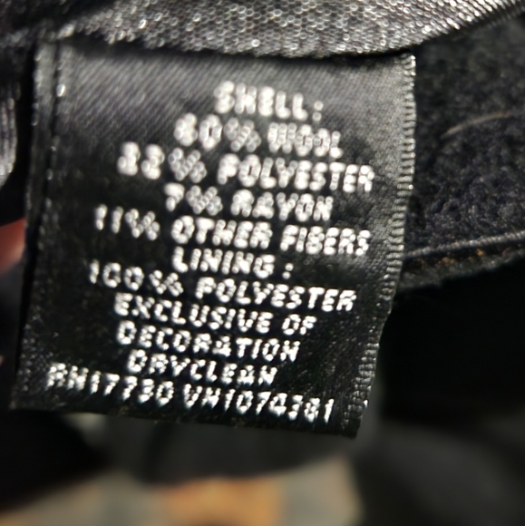 Black Mossimo Wool Blend Coat - Picture 6 of 6